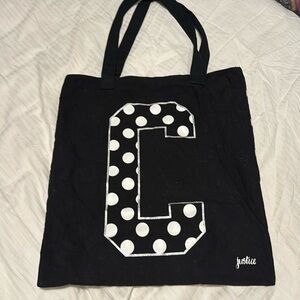 Polka Dot monogram C Tote bag